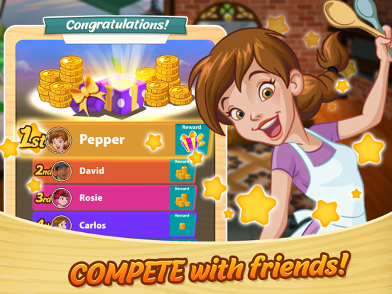 Kitchen Scramble: Cooking Game iPad app afbeelding 3