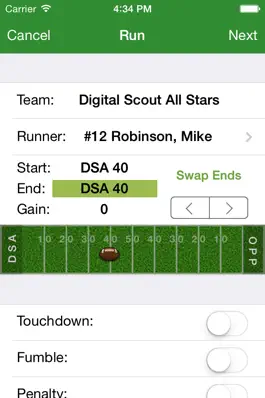 Game screenshot DS Football Statware apk