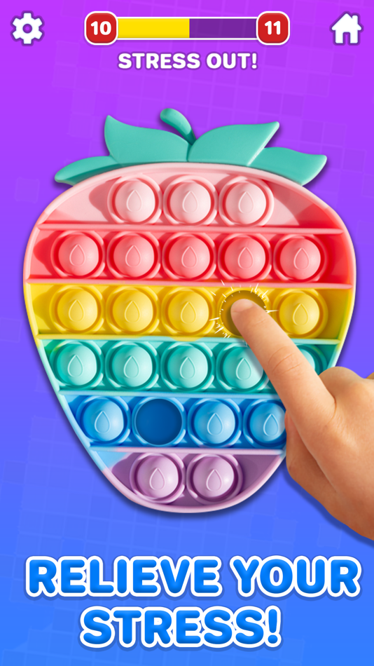 #2. Pop It Fidget Toy 3D - DIY Pop (iOS) Bởi: Bhavana Ponkiya