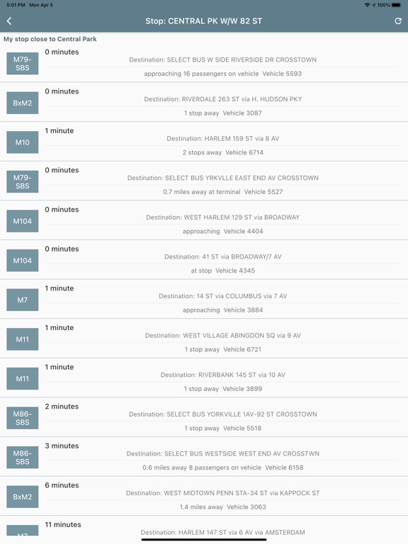 Screenshot #5 pour NY Bus Arrival