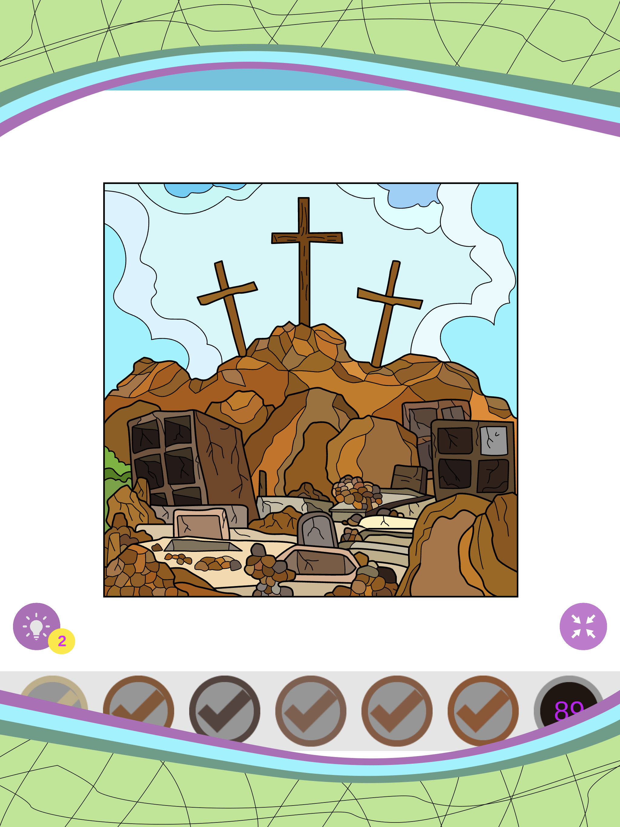 Bible Coloring Color By Number screenshot 10