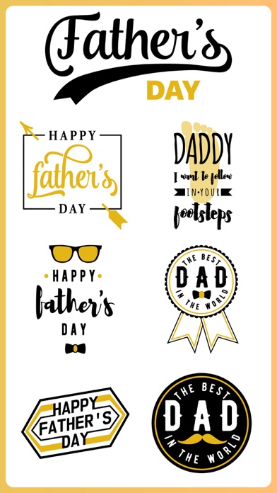 Happy Father's Day 2018 Emojis screenshot 3
