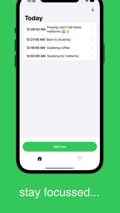 Timesheets App Screenshot