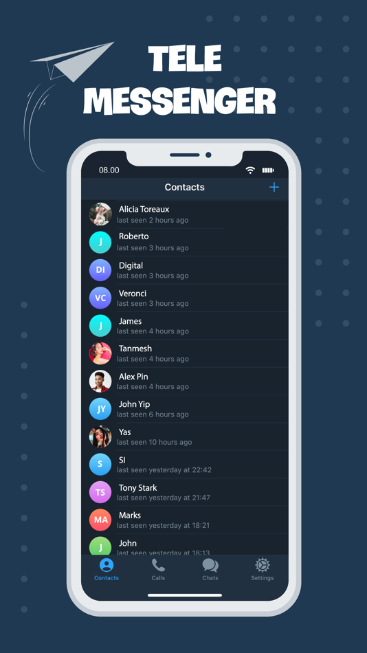 #1. Tele Messenger Chat Secure (iOS) 由: Hoan Ngo Quoc
