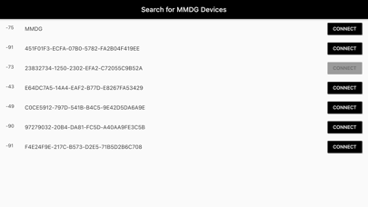 MMDG BLE Screenshot