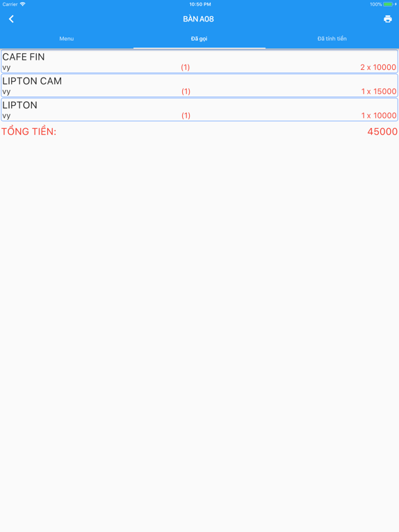 Screenshot #6 pour Tính tiền di động