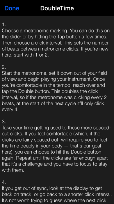 How to cancel & delete DoubleTime Metronome from iphone & ipad 2
