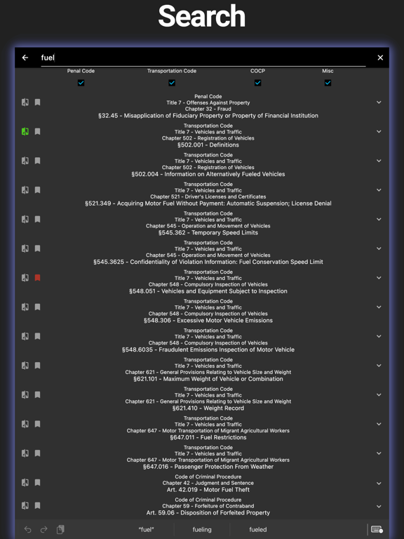Screenshot #5 pour Texas CJ Reference - 2021