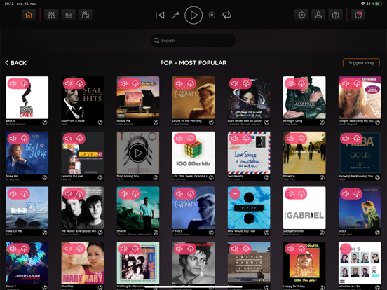 JamFactory - Multitrack Tunes iPad screenshot 9 - Music app