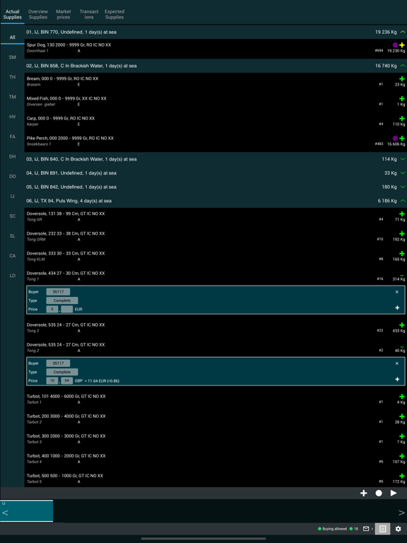 Pefa Auction Clock iPad screenshot