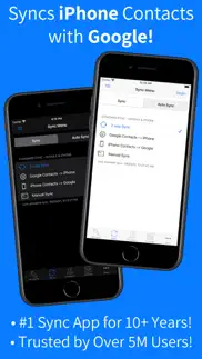 contacts sync: google & more iphone screenshot 1