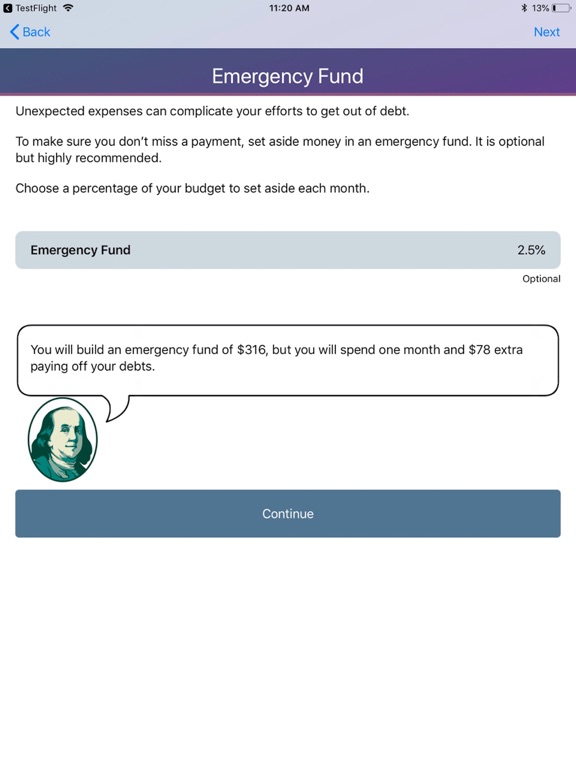 PowerPay Debt Elimination iPad screenshot