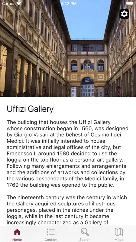 Uffizi Gallery screenshot 1 of 7