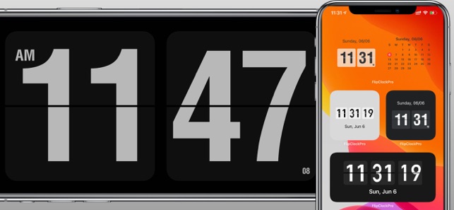 Flip Clock Pro - time widgets IPA Cracked for iOS Free Download