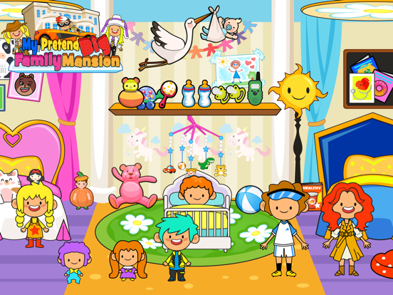 My Pretend Big Family Mansion iPad screenshot 5 - Education app