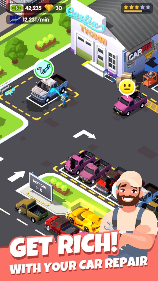 #3. Idle Car Fix - Garage Tycoon (iOS) 来自: 超 宋