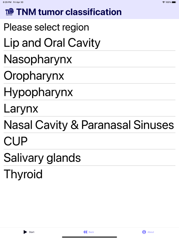 Screenshot #5 pour TNM Head & Neck