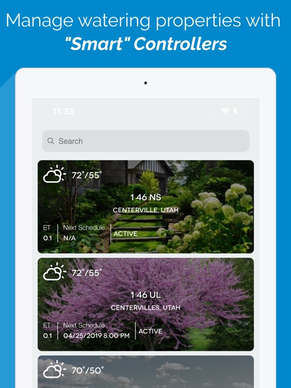 Smart Rain SmartApp® iPad screenshot 2 - Business app