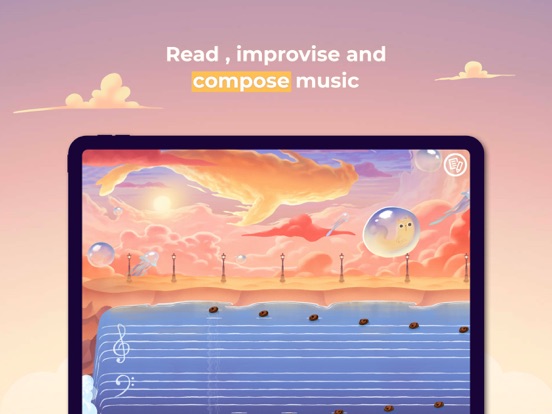 Screenshot #6 pour TunyStones Piano - read music