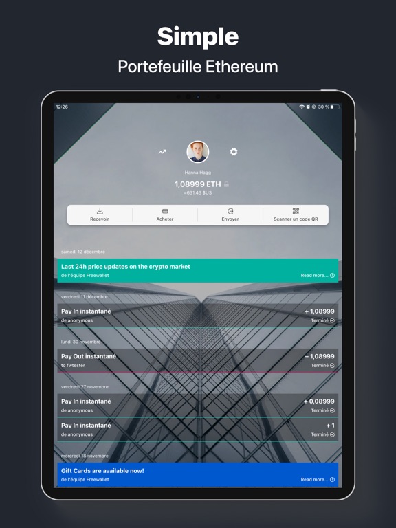 Screenshot #4 pour Ethereum Wallet - Freewallet