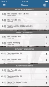 HotYoga4You SRQ screenshot #3 for iPhone