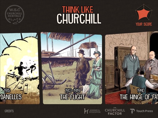 Think Like Churchill iPad app afbeelding 1