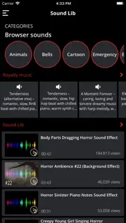 audio library - sound effects iphone screenshot 1