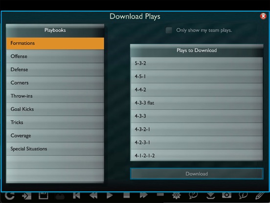 Soccer Play Designer iPad screenshot 5 - Sports app