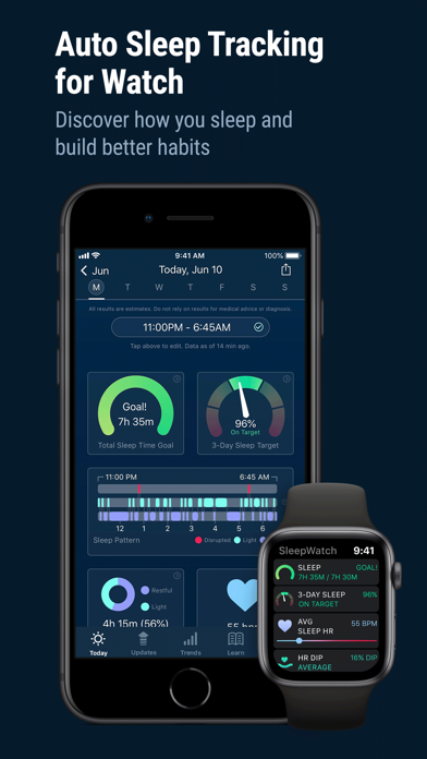 Sleep Watch - Auto sleep monitor using your watch Screenshot 4