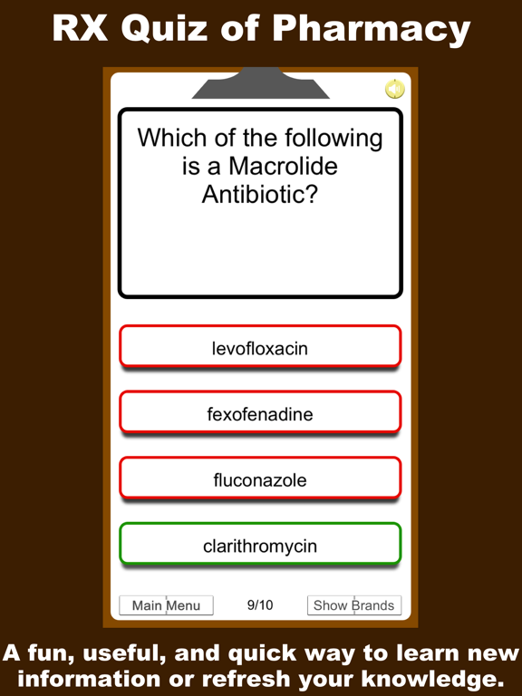 Screenshot #6 pour RX Quiz of Pharmacy