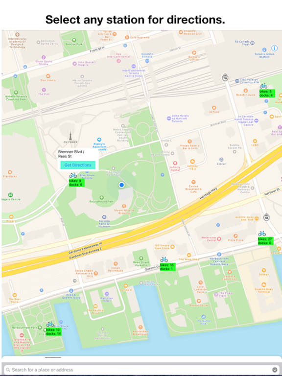 Screenshot #5 pour Bike Stations Toronto