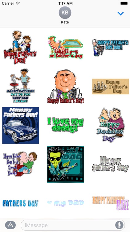 Happy Father's Day Sticker Gif