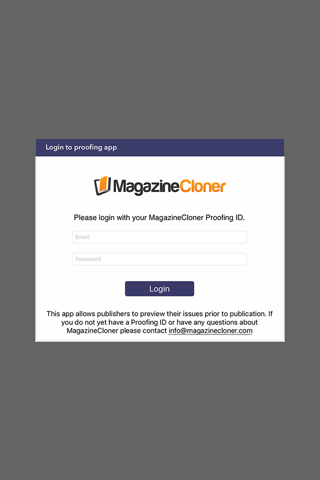 MagazineCloner Proofing App - náhled