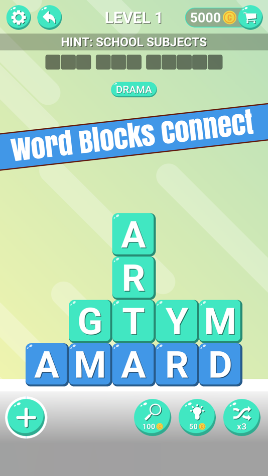 #6. Word Blocks : Word Line Quest (iOS) 由: Puzzle Mania Studio