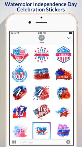 Game screenshot 4th of July - Watercolor mod apk