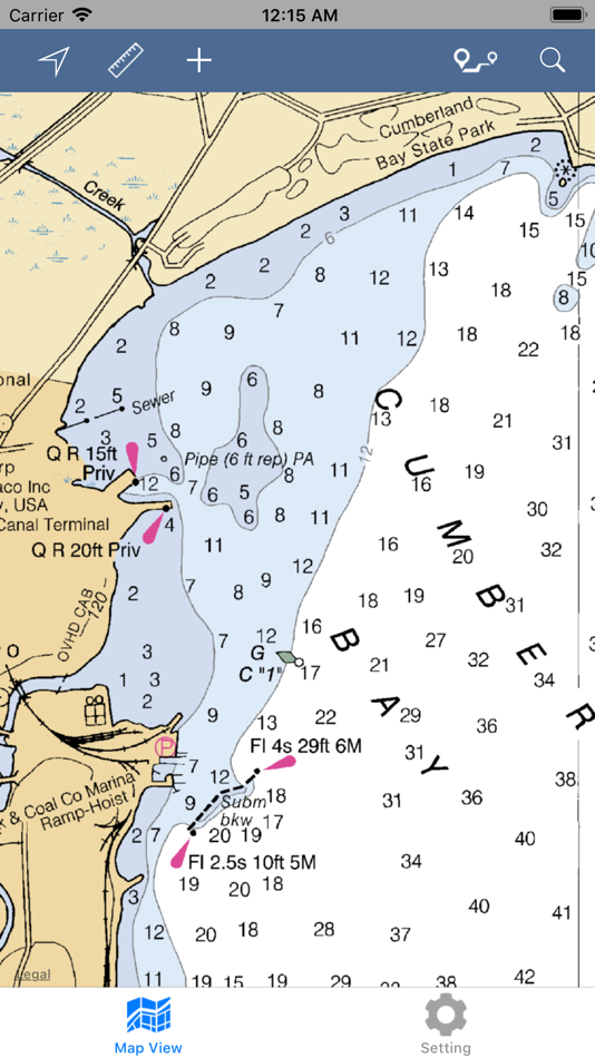 #3. Lake Champlain – Boating Map (iOS) 由: Vishwam B