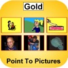 Point to Pictures - Gold icon