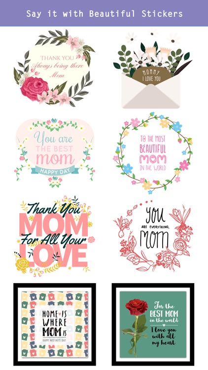 All about Mother's Day Sticker