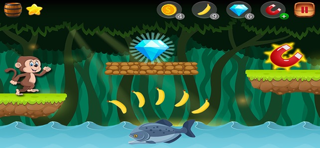 Jungle Monkey Run 3D(圖3)-速報App