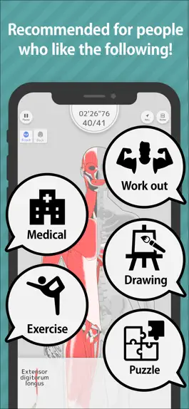 Game screenshot Enjoy Learning Muscles Puzzle apk