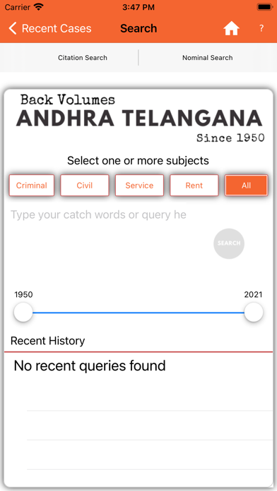 A.P. Telangana Legal Reports Screenshot