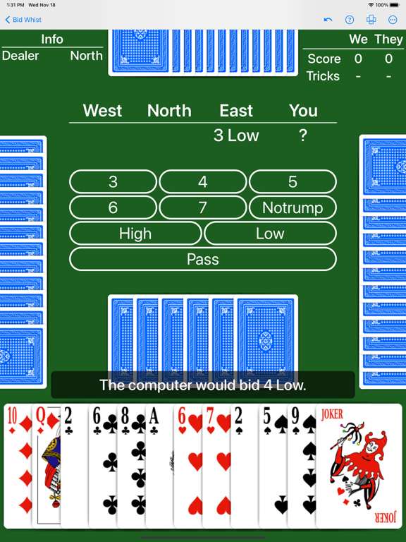 Screenshot #4 pour Bid Whist - Expert AI