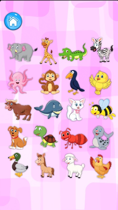 Animals and fun colors Screenshot