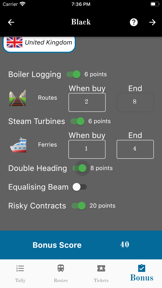 #7. Time To Count: Ticket To Ride (iOS) Podle: Daniele Folatelli