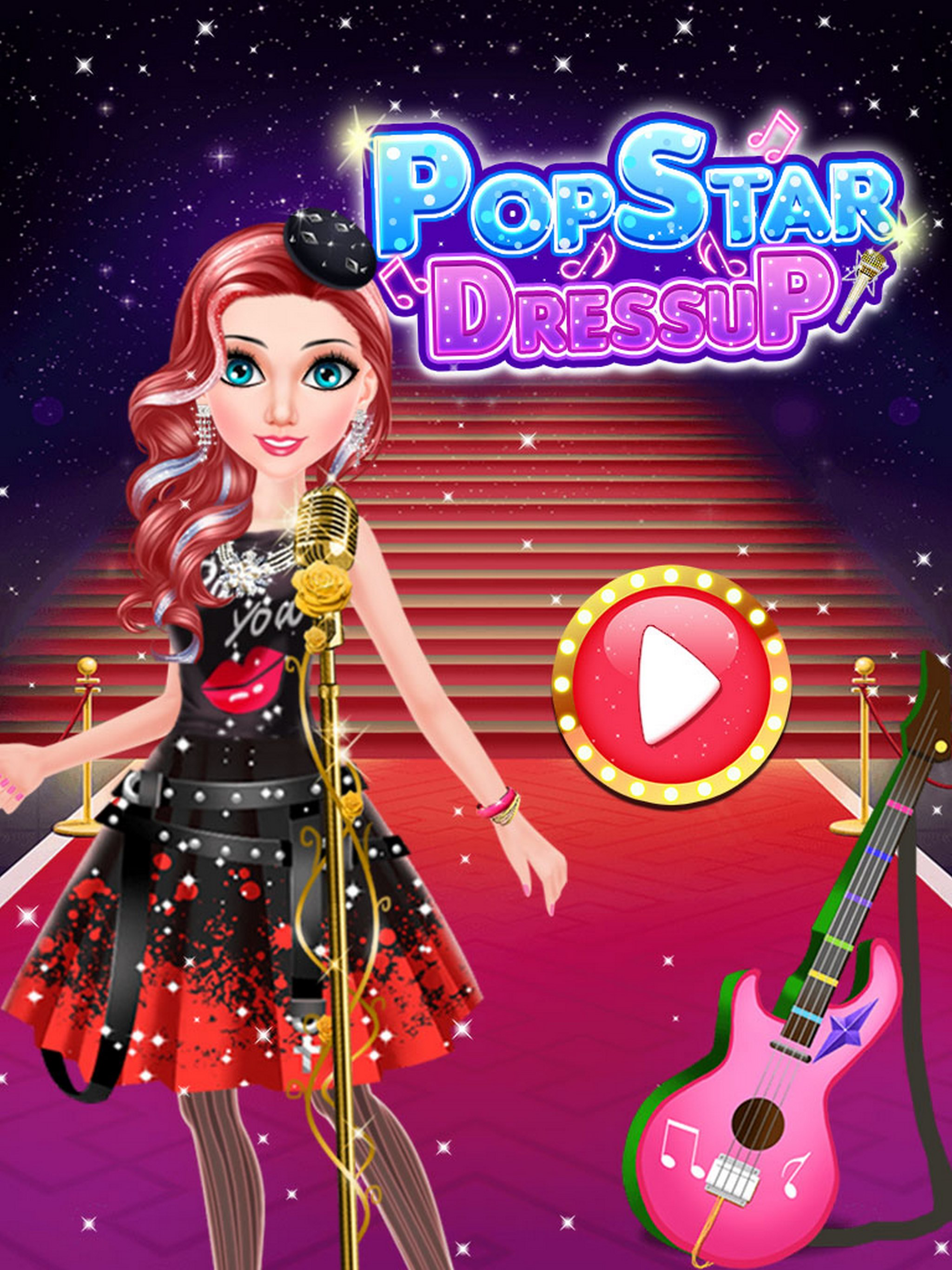 Pop Star Girls Salon Dress Up