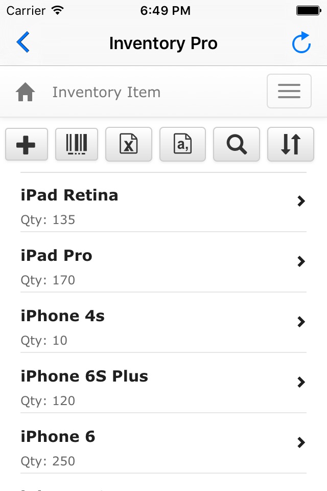 iPhone screenshot