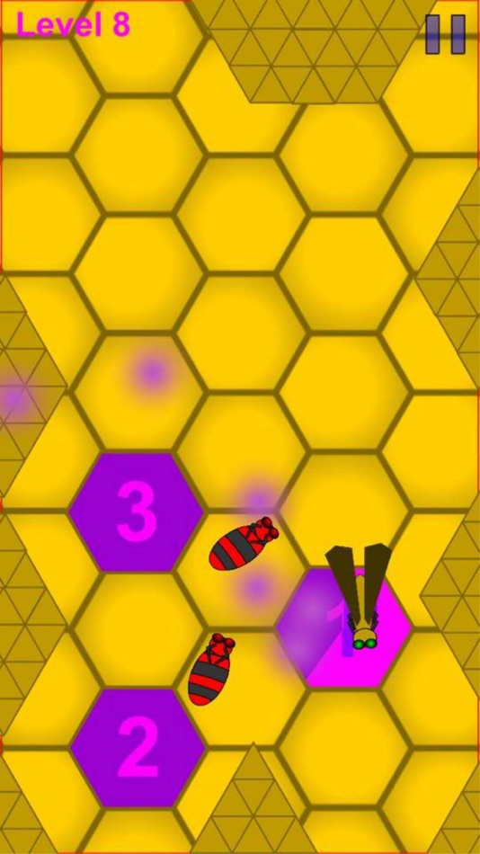 #4. Purple Honey - Arcade Game (iOS) Podle: Bad Assassin Games