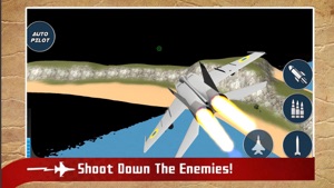Real Jet Fighter: Sky Shooting screenshot #1 for iPhone
