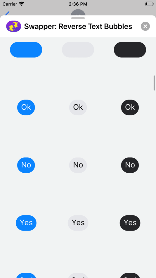 #5. Swapper: Reverse Text Bubbles (iOS) 由: Arturo Estrada De Leon
