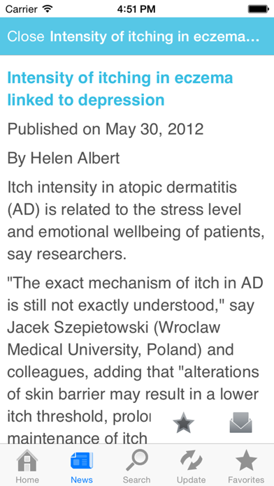 Eczema by AZoMedical Screenshot